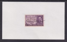 Susan Schmidt, 2002 Pulitzer Winning Reporter, signed Joseph Pulitzer stamp