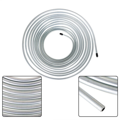 Eoppen 25 Ft 3/16 + 1/4 Copper Coated Brake Line Kit Includes 48 Fittings And 8 Unions With Tube Bender And Double And Single Flaring Tool Kit