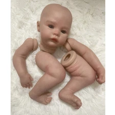 17" Painted Reborn Baby Doll Kit Meadow Newborn Dolls Uncompleted No Hair Gifts