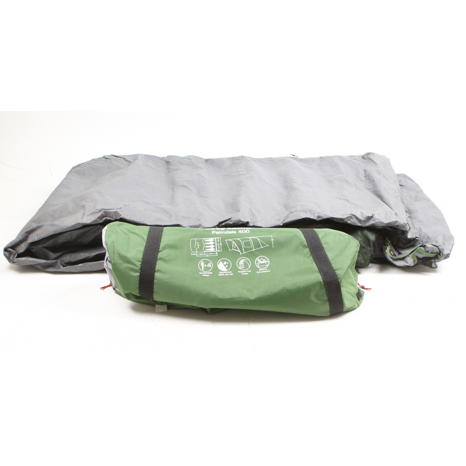 Easy Camp Palmdale 400 Tunnel Tent, 4 Persons, Green + Defect