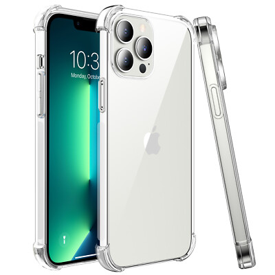 For Apple iPhone 16e 17 Pro Max SE 2nd 3rd Gen 8 7 Clear Case Shockproof Cover