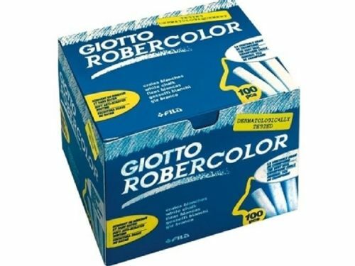 gessi giotto robertcolor bianchi 100 gessetti lavagna