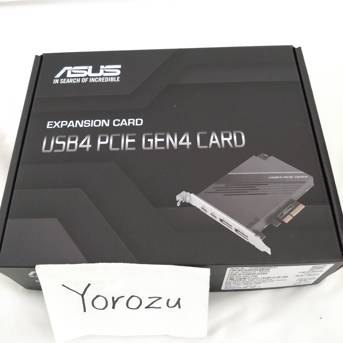 ASUS USB4 PCIE GEN4 CARD USB-C DisplayPort 1.4 PCIe 4.0 | eBay