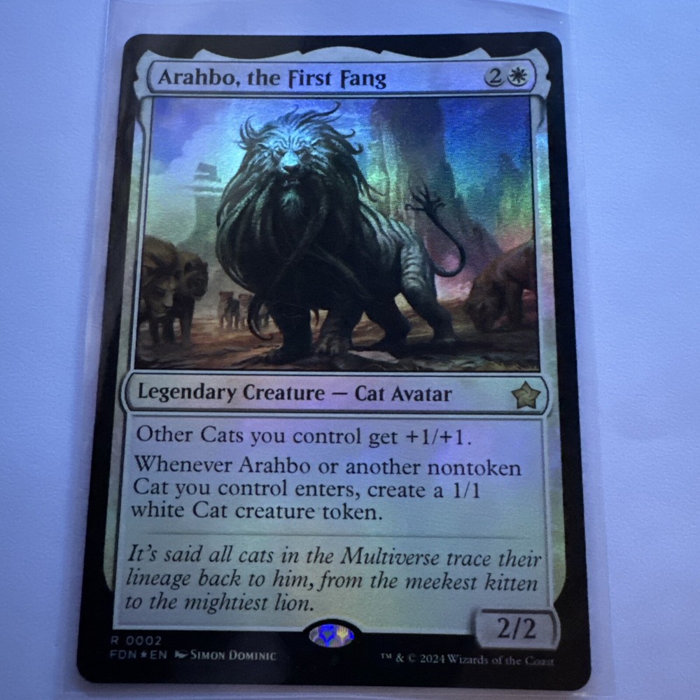 Arahbo, the First Fang Foundations Foil