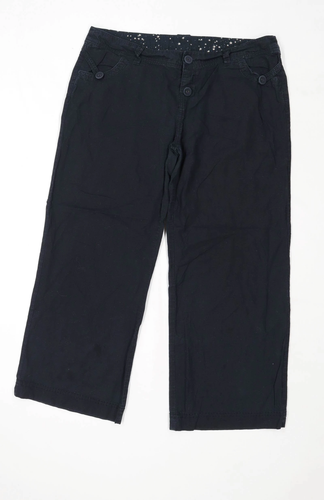 Womens Miss Selfridge Black Linen Blend 