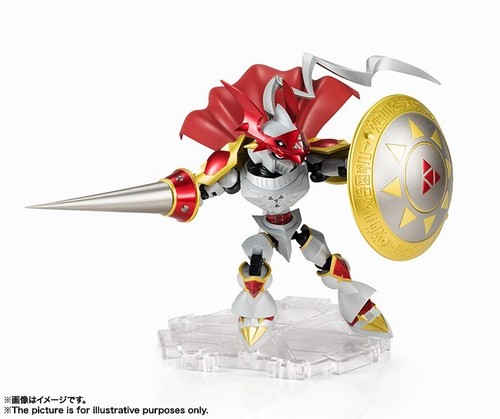 RARE NXEDGE STYLE DIGIMON UNIT Dukemon Action Figure 2018 from JAPAN 10cm 3.93" - Picture 7 of 9