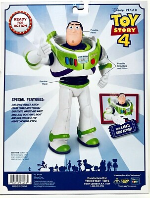 Thinkway Toys Disney Pixar Toy Story 4 Buzz Lightyear With