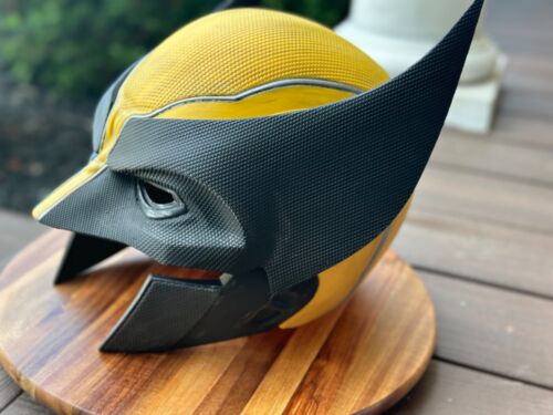 Weathered Wolverine Mask Helmet 3d Printed Logan X-Men Wearable or Display - Picture 3 of 14