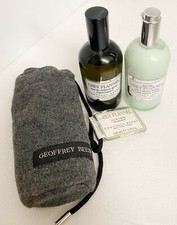 GEOFFREY BEENE GREY FLANNEL Eau De Toilette After Shave Balm SET, each 4 oz