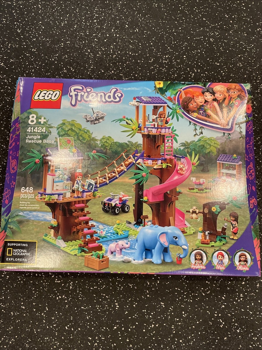 41424 LEGO Friends Jungle Rescue Base Camp New Factory Sealed