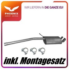 für Audi A4 B6 2.5 TDI (2001-2005) Auspuff Mittelschalldämpfer Mit E-Prüfzeichen