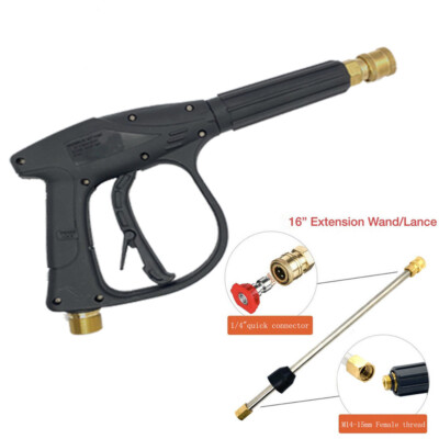 #ad #ad 4000PSI High Pressure Washer Gun Power Washer Extension Wand Lance Spray Nozzle $27.99