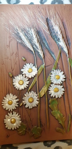 Vintage Sweden jie gantofta Aimo Nietosvuori ceramic wall plaque hanging blomma - Picture 8 of 17