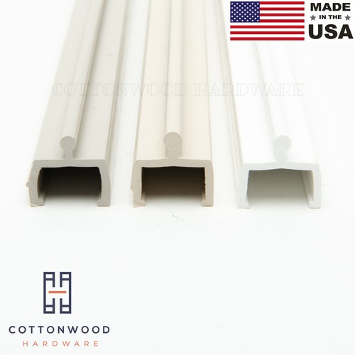 Sliding Screen Door Track 72" White Almond Taupe Vinyl MADE IN THE USA - Picture 9 of 9