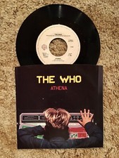 The Who Athena 7 pouces vinyle single 45 Warner Brothers 1982