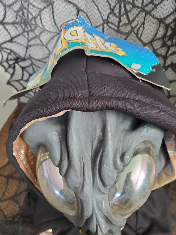 Seasons By ZAUDERS  Halloween Plated Eye Mask Alien Monster Latex Area 51 Xfiles - Image 4 of 4