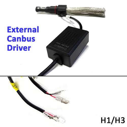 A1 2x H1 LED Fanless Headlight Conversion Kit 6000K White Cooper Belts Canbus - Picture 3 of 10