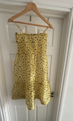 Ladies Size 6 Yellow Summer Dress See through Light Collusion Brand Preowned GC | eBay Ladies Size 6 Yellow Summer Dress See through Light Collusion Brand Preowned GC | eBay