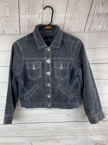 American Eagle Corduroy Cropped Jacket 
