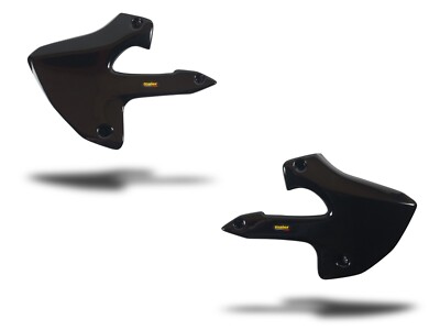 NEW KAWASAKI KLX300R 97-07 BLACK PLASTIC MOTORCYCLE RADIATOR SCOOPS