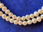 Double strand of adjustable length freshwater pearls w matching stud earrings — photo 4