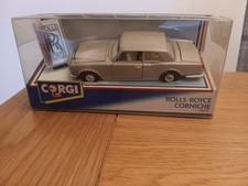 Corgi 94030 Rolls Royce Corniche with Badge - Silver with White Interior