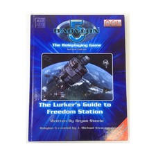 Mongoose Babylon 5 The Lurker's Guide to Freedom Station Hardcover VG /NM