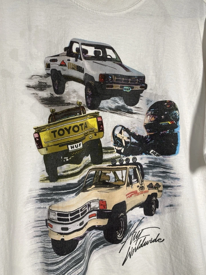 CAMISETA DE VIAJE HUF/TRD WORLDWIDE COLLAB BAJA RARA EDICIÓN LIMITADA XL TOYOTA Foto 2 de 4