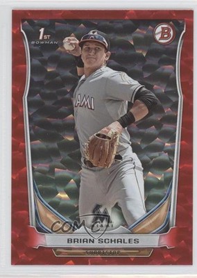 2014 Bowman Draft Red Ice 67/150 Brian Schales #DP103 0c6