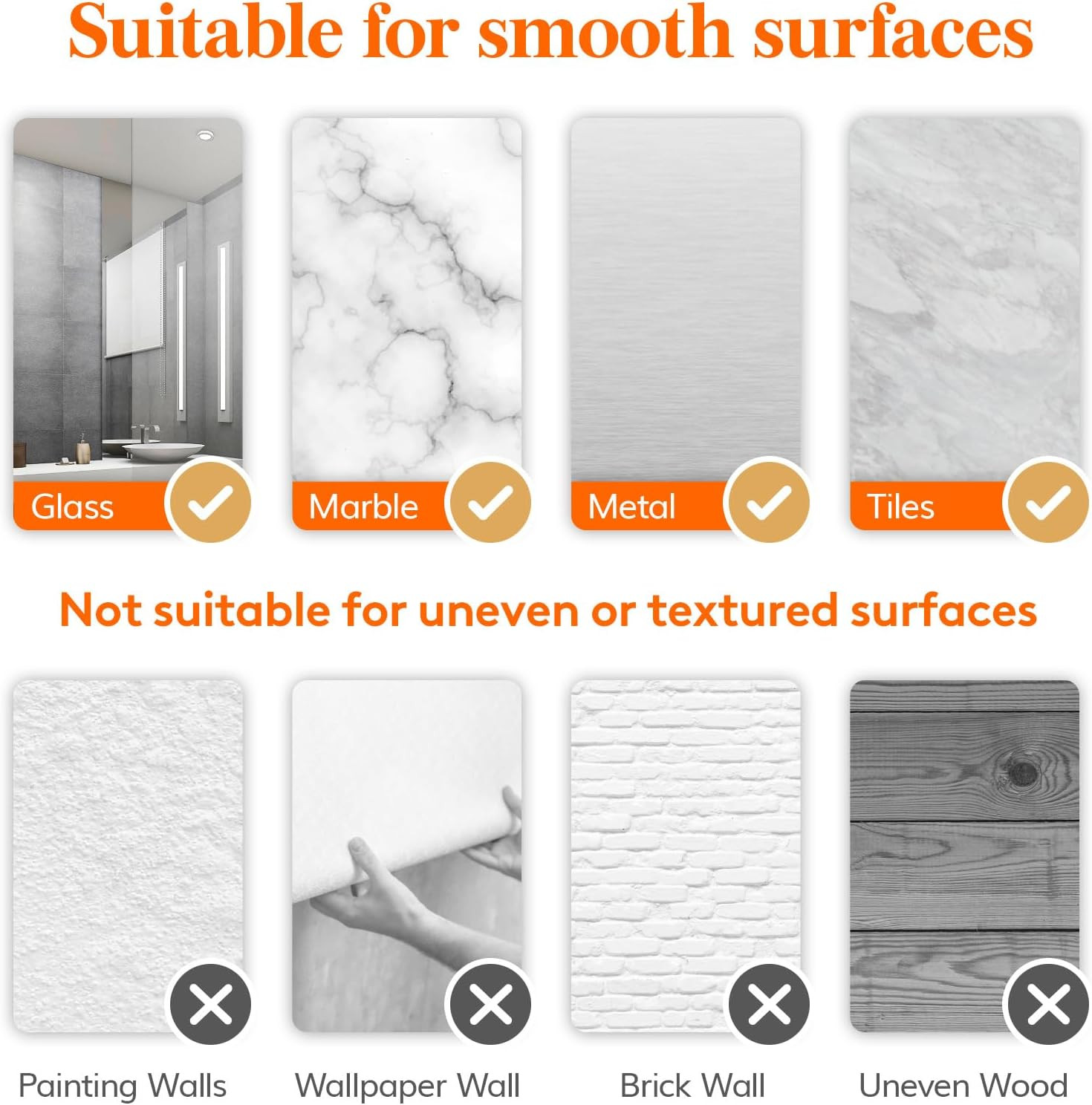 2-Pack Acrylic Window Plant Shelves, 14.6 x 3.6 inch, Suction Cup Sill Extender