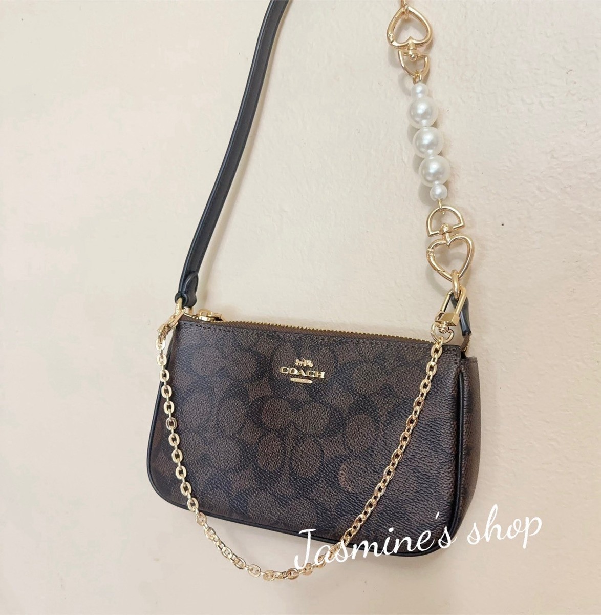 NWT Coach Nolita 19 In Signature Canvas CW426 Walnut/black | eBay