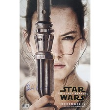 Daisy Ridley Signed Mini-Poster #1 (11x17)