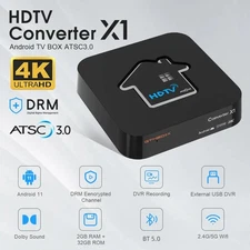 GTMedia X1 Android Streaming Box ATSC 1.0/3.0 TV Tuner FTA Channel DVR Recorder