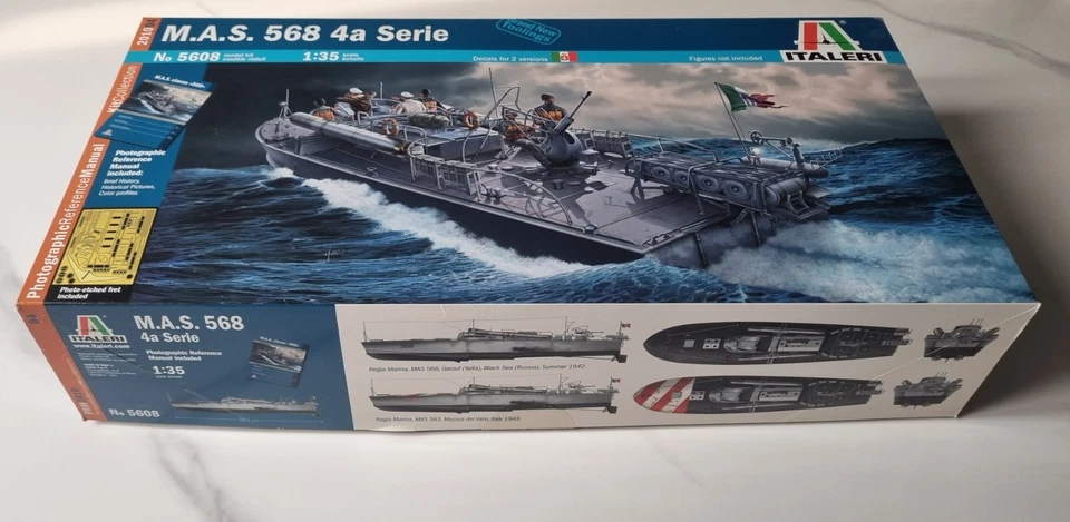 ITALERI 1/35 Scale M.A.S. 568 4a Serie #5608 - Immagine 2 di 3