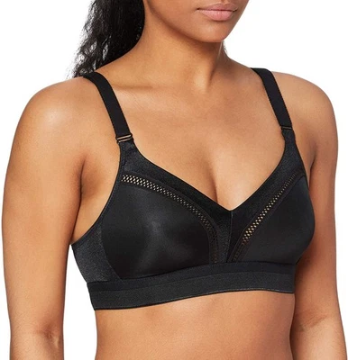 Triumph Triaction Workout N 70 - 95 Cup B - E Sport BH ohne Bügel Weiss /Schwarz - Bild 1 von 3