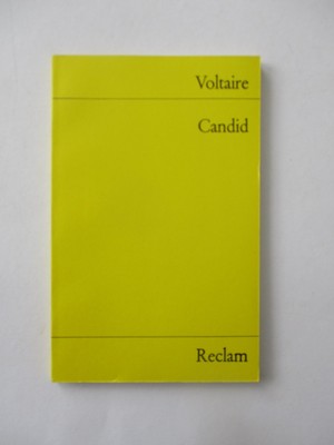 Voltaire CANDIDE oder DIE BESTE ALLER WELTEN 1984  Reclam Nr. 6549