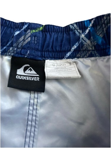 Quiksilver Elastic Board Shorts Size 10/12 With Micros Rash Guard Size 12/14 - Picture 15 of 24