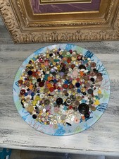 Vintage Buttons Inside a Vintage Ball Mason Jar