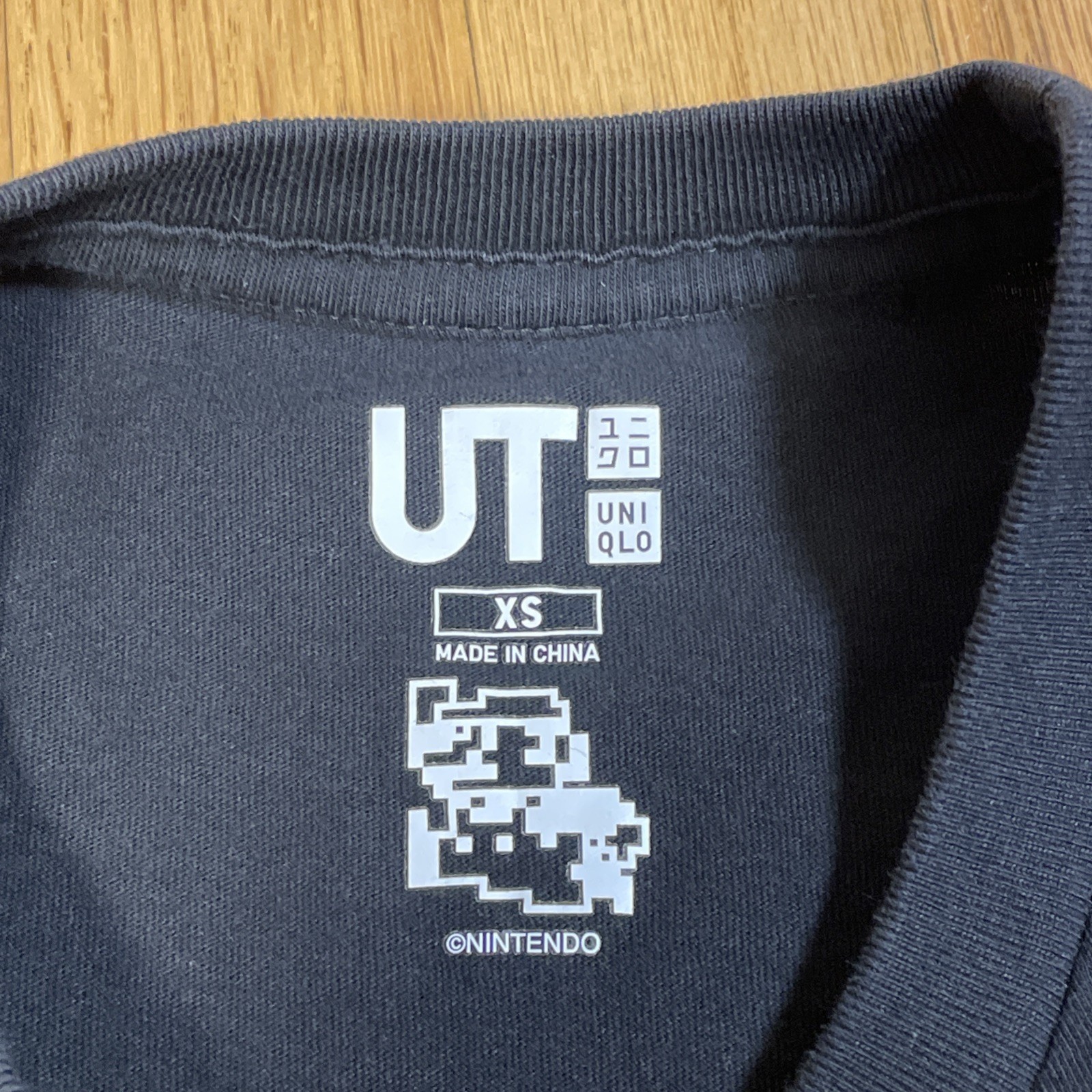 Bowser Jr. Super Mario Brothers Nintendo Uniqlo t shirt Men's XS Black thumbnail 4