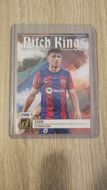 Pedri Pitch Kings Rare Card /10 Panini Donruss Soccer 2023-24 Barcelona/Spain