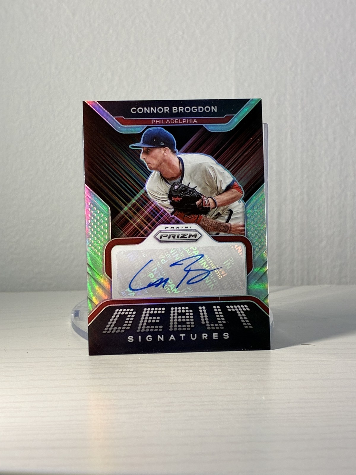 2022 Panini Prizm Connor Brogdon Debut Signatures Auto #DS-CB Philadelphia
