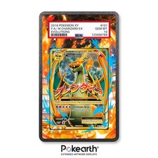 M Charizard EX 101/108 - Case con Artwork Esteso per Carte Gradate custodia