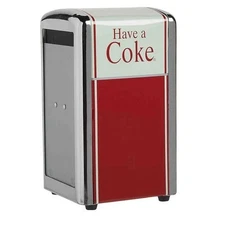 Coca-Cola Napkin Dispenser Holder Vintage "Have A Coke" 1992