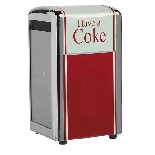 Coca-Cola Napkin Dispenser Holder Vintage "Have A Coke" 1992