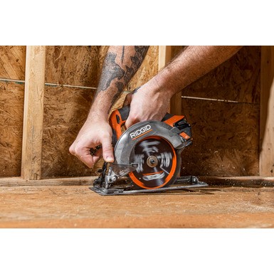 RIDGID 18V SubCompact Brushless Cordless 6 1/2 in. Circular Saw (Tool Only) - Afbeelding 6 van 6