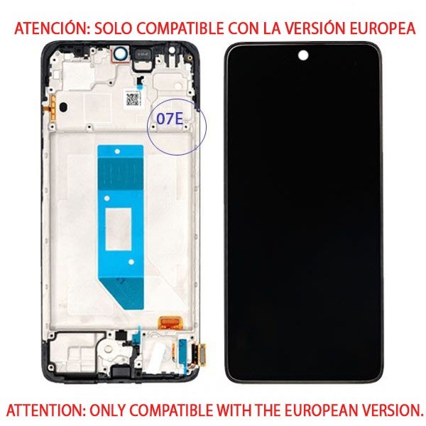 Original Xiaomi Redmi Note 14 4G LCD Screen AMOLED Black Frame Display Touch