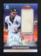 2022 Bowman Chrome 2021 AFL Relics 3/50 Jose Rodriguez #AFLR-JR Auto 0xz8