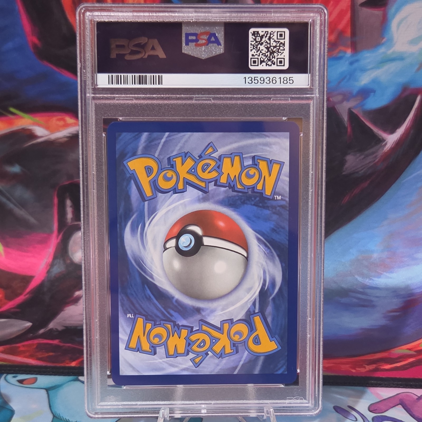 Pokémon Team Rockets Mewtwo EX TCG Full Art Card Mewtwo ex 240/182 PSA 10 view 2