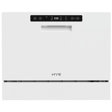 HYE 55cm Table Top 6 Place Settings Dishwasher - White - DW016TTW25
