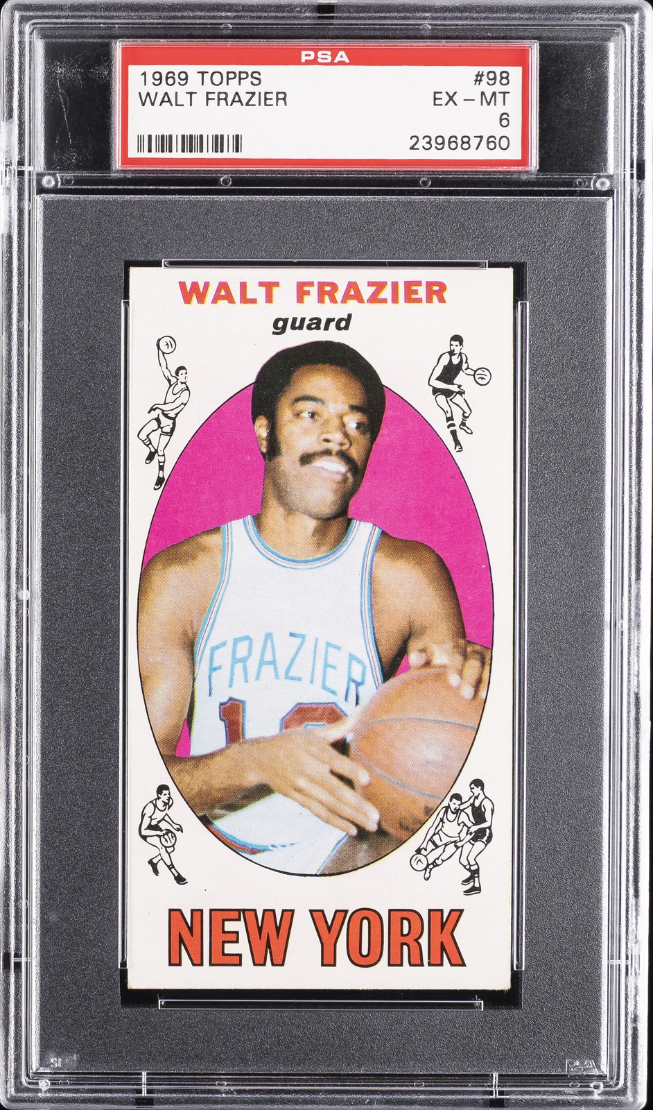 1969 TOPPS #98 WALT FRAZIER PSA 6